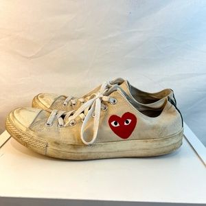 Converse All Star x PLAY - Off White US11 - Chuck Taylor Low Top - 80% OFF SALE!